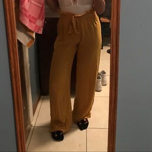 Yellow Boho Pants